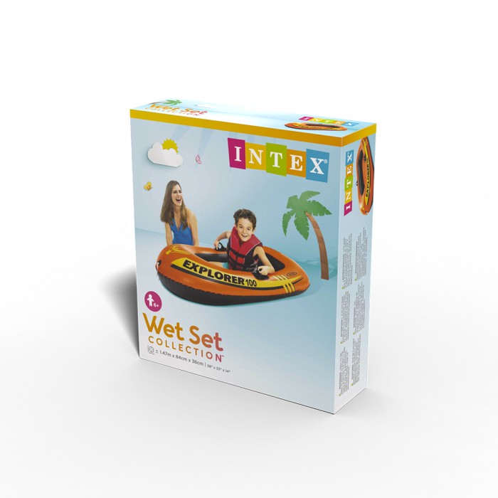 Лодка надувная Intex 58329NP