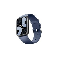 Кожаный сменный браслет Xiaomi Leather Quick Release Strap Glacier Blue