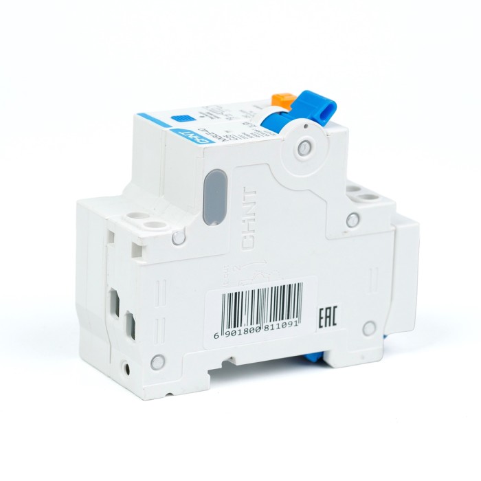 Дифференциальный автомат CHINT NXBLE-40 1P+N 25А C 30mA эектронный тип AC 4,5kA