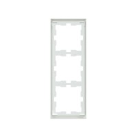 Рамка MERTEN MTN4030-6535 D-Life 3 постовая белый лотос