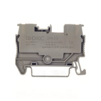 Клемма проходная DKC VPR-2.5-GY 2.5 мм2 Серая