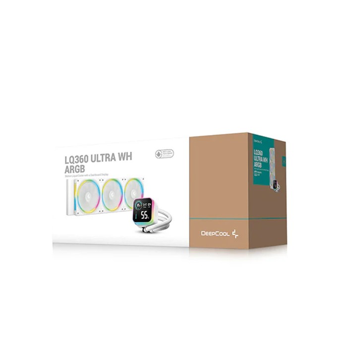 Кулер с водяным охлаждением Deepcool LQ360 ULTRA ARGB WH