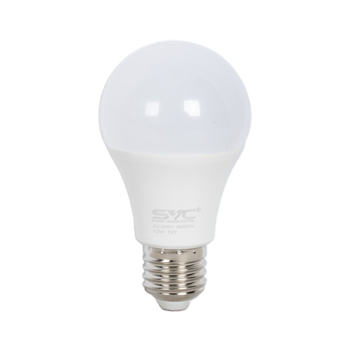 Лампа светодиодная SVC LED A60-12W-E27-4000K Нейтральный
