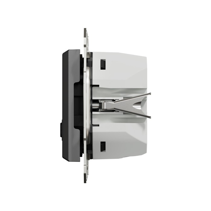 Розетка USB SE EPH2700471 Asfora A+С механизм антрацит
