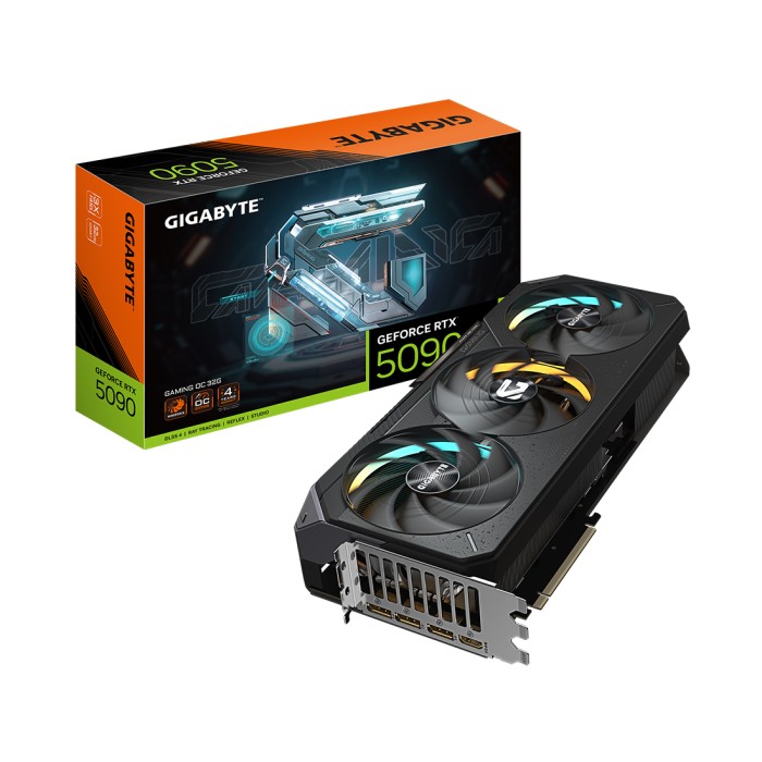 Видеокарта Gigabyte (GV-N5090GAMING OC-32GD) RTX5090 GAMING OC 32G