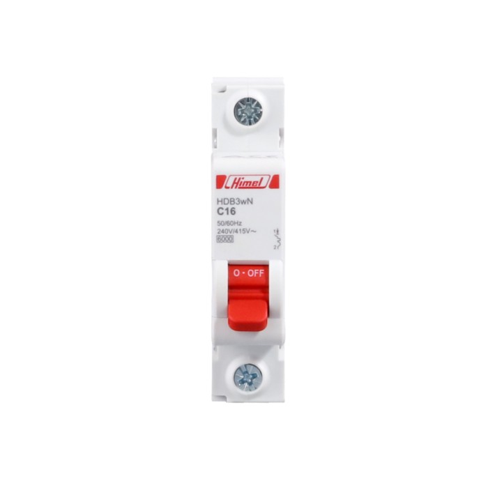Автоматический выключатель Himel HDB3w 1Р 2А С 4,5кА