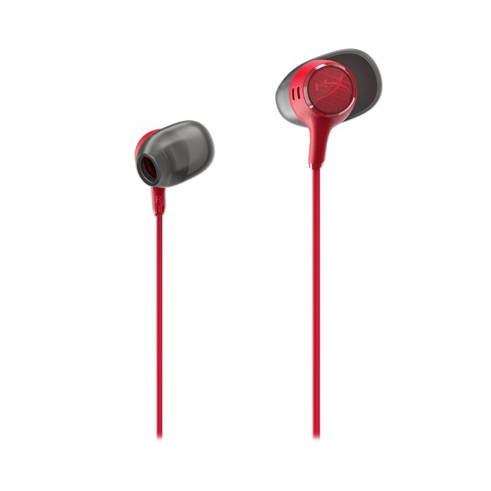 Наушники с микрофоном HyperX Cloud Earbuds III Red