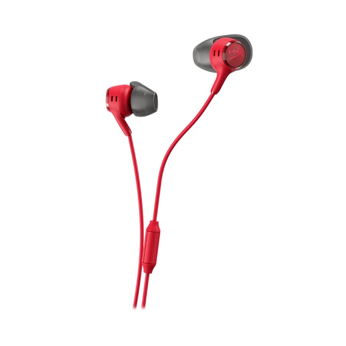 Наушники с микрофоном HyperX Cloud Earbuds III Red