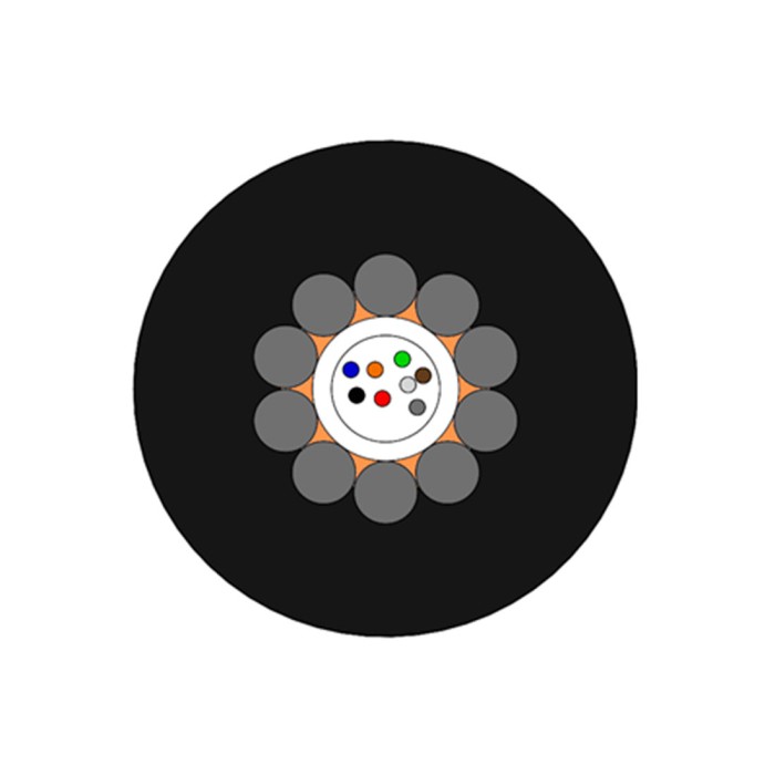 Кабель оптоволоконный ОМЗКГЦ-10-01-0,22- 4-8,0 кН