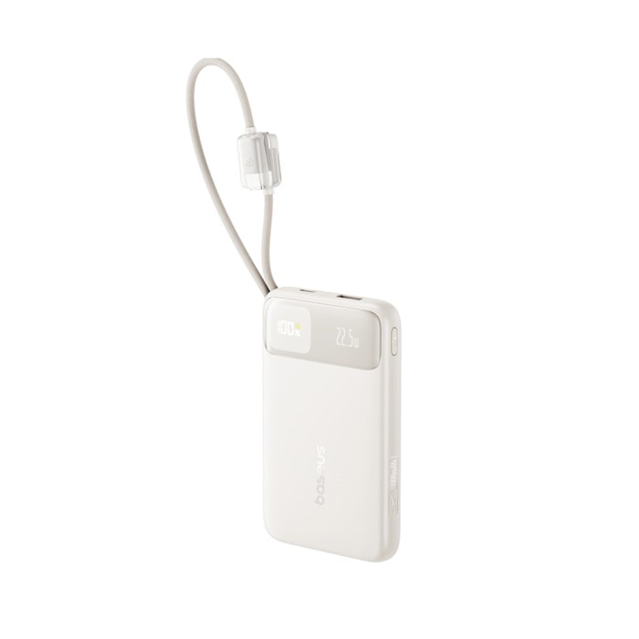 Портативный внешний аккумулятор Baseus EnerFill FC11 10000mAh 22.5W Beige (E0027R05)