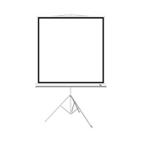 Экран на треноге XG DLS-T203xW (80"х80"), Ø - 113", Раб. поверхность 195х195 см., 1:1