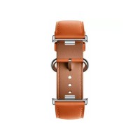 Кожаный сменный браслет Xiaomi Leather Quick Release Strap Coral orange