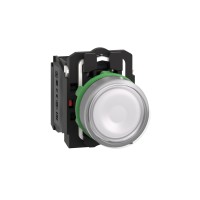 Кнопка SE XB5AW31B5 22мм 24В с подсветкой белая