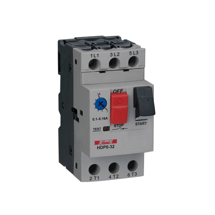Авт. выкл. защиты двигателя Himel HDP6, 32A, 6..10 A