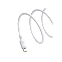 Интерфейсный кабель Baseus Silky Series USB to Type-C 100W 2m White (P10377703213-01)