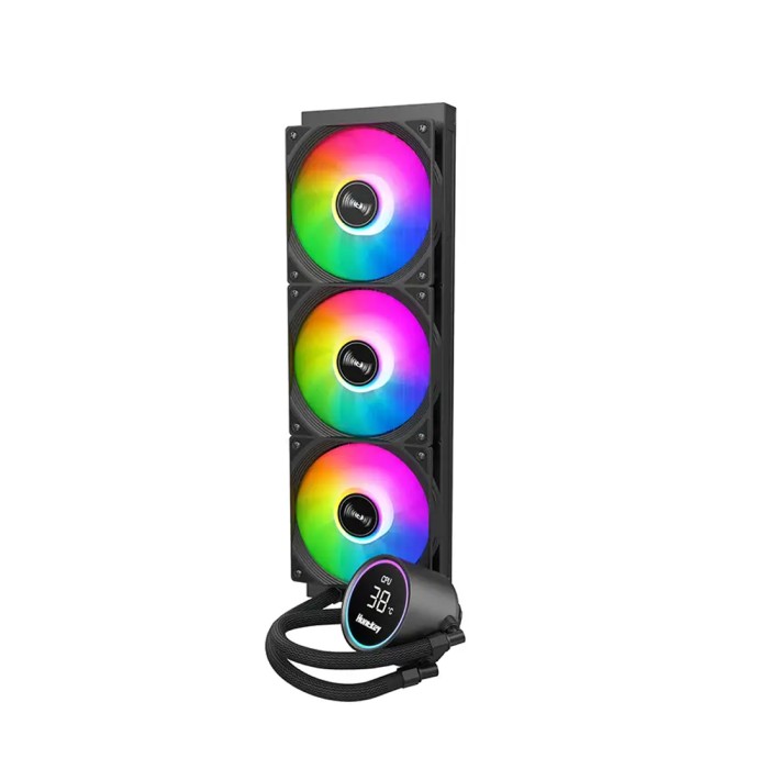 Кулер с водяным охлаждением Huntkey GX360R Blaktip Shark