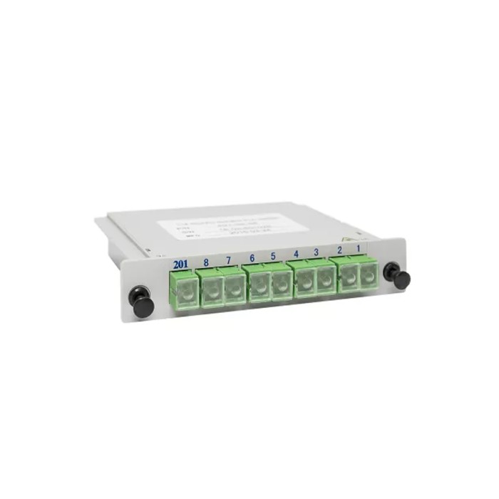 Сплиттер оптоволоконный в корпусе PLC-1×8 SC/АPC
