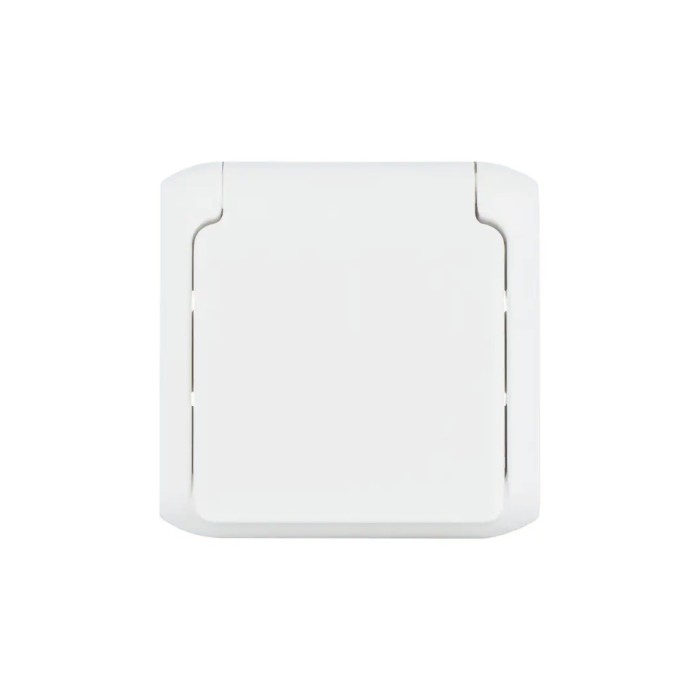 Розетка с крышкой Legrand Forix 16A 250В IP44 накладная белый