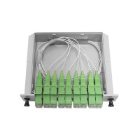 Сплиттер оптоволоконный в корпусе PLC-1×8 SC/АPC