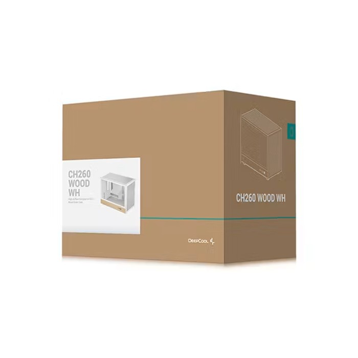 Компьютерный корпус Deepcool CH260 WH WOOD без Б/П