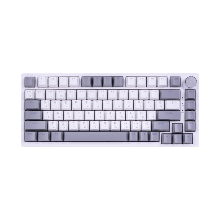 Клавиатура Ajazz AK820-AS Red Switch Белый