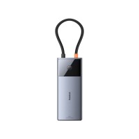 Док-станция Baseus Metal Gleam Series II 6-in-1 Grey (B00061802813-00)