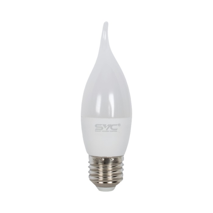 Лампа светодиодная SVC LED CB35-9W-E27-4000K Свеча на ветру Нейтральный