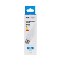 Лампа светодиодная SVC LED CB35-9W-E27-4000K Свеча на ветру Нейтральный