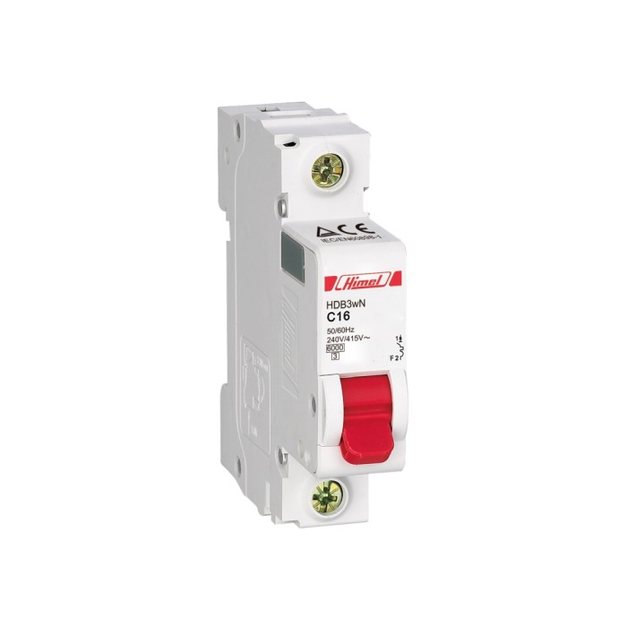 Автоматический выключатель Himel HDB3w 1Р 10А С 4,5кА