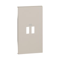 Лицевая панель Bticino KМ12C Living Now для заряд.уст-в USB 2 модуль песочный