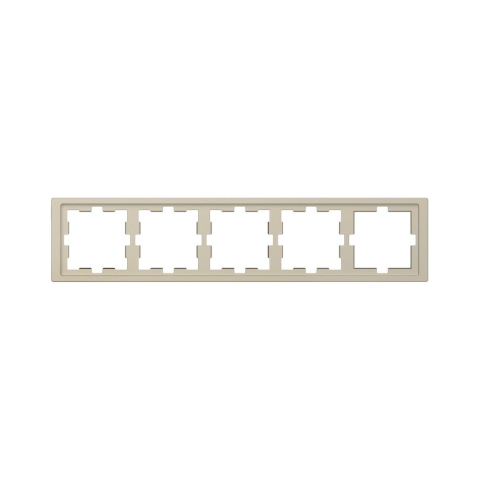 Рамка MERTEN MTN4050-6533 D-Life 5 постовая сахара