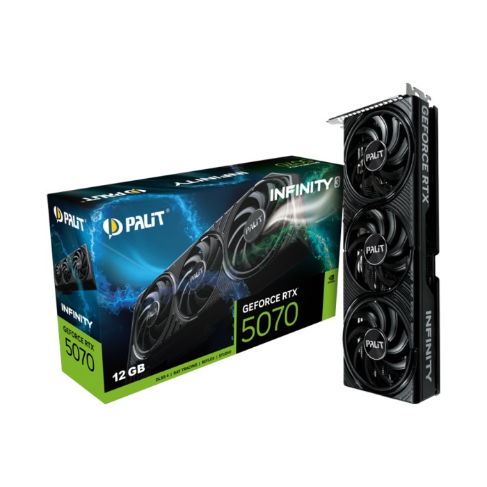 Видеокарта PALIT RTX5070 INFINITY 3 12GB (NE75070019K9-GB2050S)