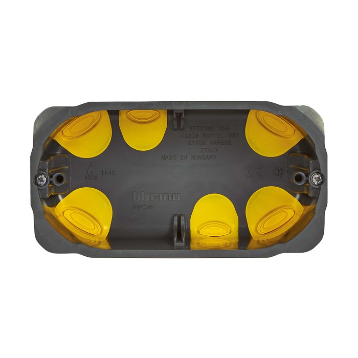 Коробка Eco Batibox Bticino PB504NN для гипсокартона 4М