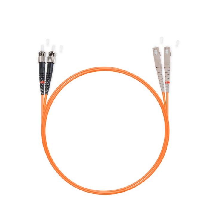 Патч Корд Оптоволоконный SC/UPC-ST/UPC MM OM2 50/125 Duplex 3.0мм 1 м