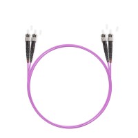 Патч Корд Оптоволоконный ST/UPC-ST/UPC MM OM3 50/125 Duplex 3.0мм 1 м