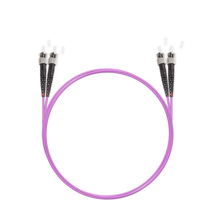 Патч Корд Оптоволоконный ST/UPC-ST/UPC MM OM3 50/125 Duplex 3.0мм 1 м
