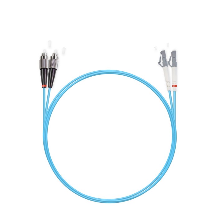 Патч Корд Оптоволоконный FC/UPC-LC/UPC MM OM3 50/125 Duplex 3.0мм 1 м