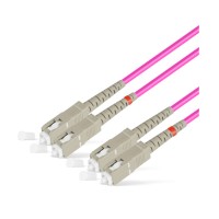 Патч Корд Оптоволоконный SC/UPC-SC/UPC MM OM4 50/125 Duplex 3.0мм 1 м