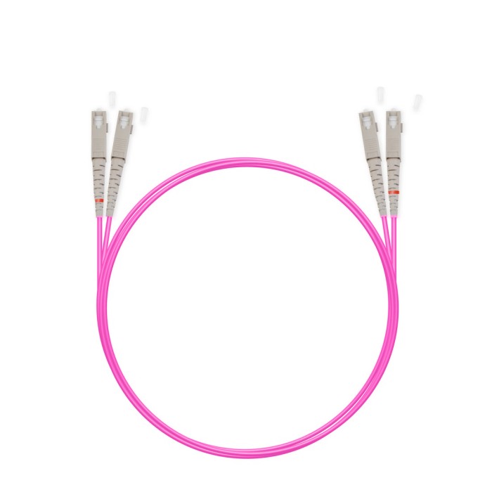 Патч Корд Оптоволоконный SC/UPC-SC/UPC MM OM4 50/125 Duplex 3.0мм 1 м