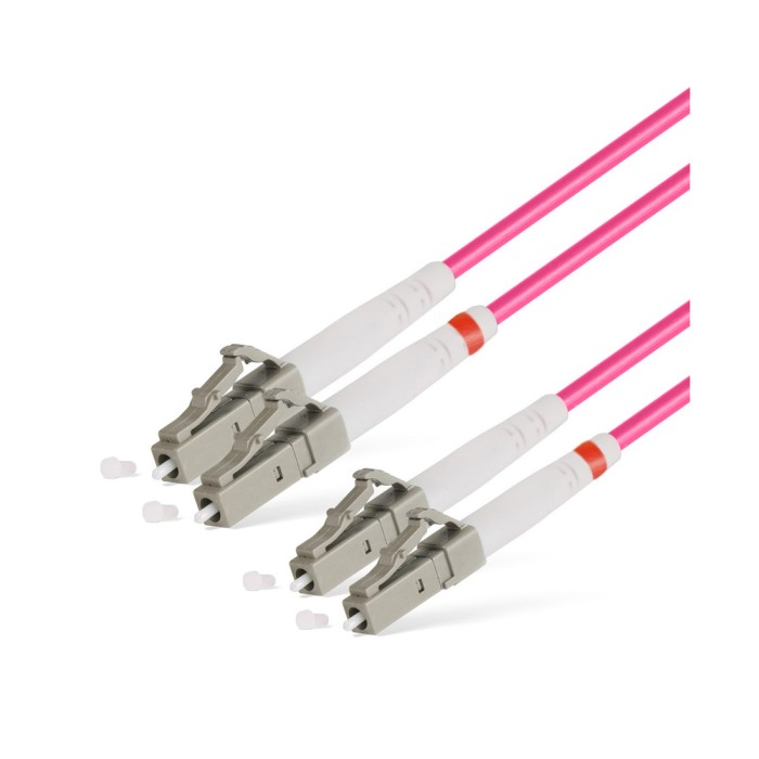 Патч Корд Оптоволоконный LC/UPC-LC/UPC MM OM4 50/125 Duplex 3.0мм 2 м