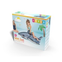Надувная игрушка Intex 57525NP в форме акулы для плавания