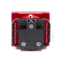 Розетка силовая серии Viva DKC 45015 2Р+Е со шторками красная