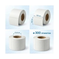 Термоэтикетки в рулоне Europrint EPLE-100.150.300.40 (2 рулона)