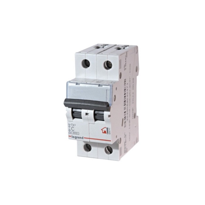Автоматический выключатель Legrand 404047 2П C 50A TX3 6000 6kA