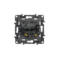Выключатель двухклавишный с подсветкой Legrand Etika 10 A 250 В белый