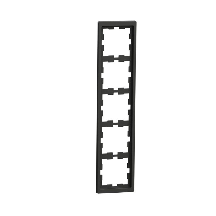 Рамка MERTEN MTN4050-6534 D-Life 5 постовая антрацит