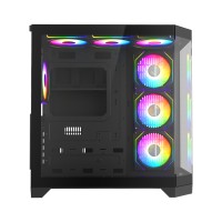 Компьютерный корпус Gamemax Hype-A BK Black без Б/П