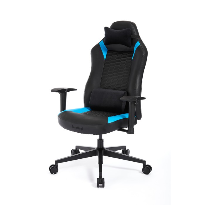 Игровое компьютерное кресло Aerocool CROWN Smart Racer Blue