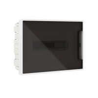 Щиток встраиваемый FRAME белый DKC F12B1WD 12 модулей с тонированной дверцей