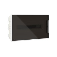 Щиток встраиваемый FRAME белый DKC F18B1WD 18 модулей с тонированной дверцей
